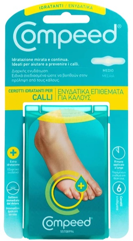 COMPEED CEROTTI PER CALLI IDRATANTI 6 PEZZI - farmagiri