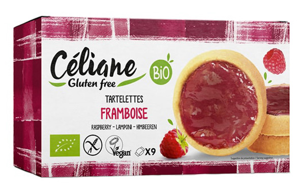 CELIANE TORTINA BIO SENZA GLUTINE AL LAMPONE 130 G - farmagiri