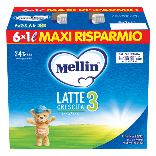 MELLIN 3 LATTE 6X1000 ML - farmagiri