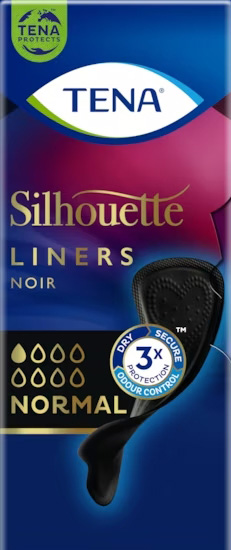 PROTEGGI SLIP NERO INCONTINENZA LEGGERA TENA SILHOUETTE NOIR NORMAL 26 PEZZI - farmagiri