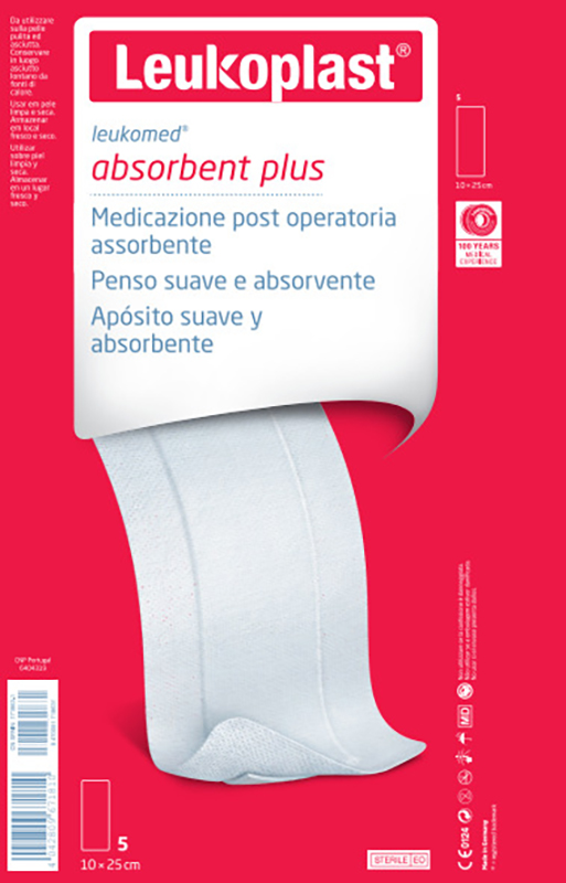 LEUKOMED MEDICAZIONE POST-OPERATORIA IN TESSUTO NON TESSUTO 10 X 25 CM - farmagiri