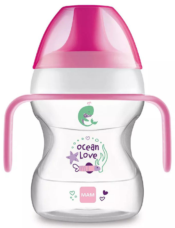 MAM LEARN TO DRINK CUP 190 ML 6+ BECCUCCIO RIGIDO FEMMINA - farmagiri
