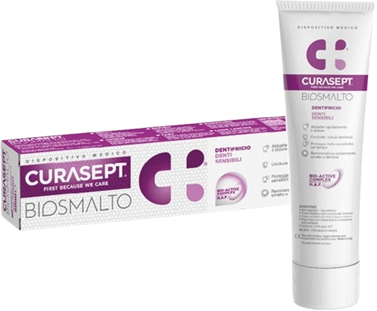 CURASEPT BIOSMALTO DENTIFRICIO DENTI SENSIBILI 75 ML - farmagiri