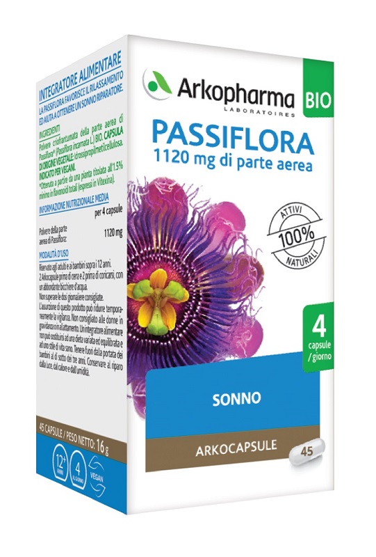 ARKO CAPSULE PASSIFLORA 45 CAPSULE BIO - farmagiri