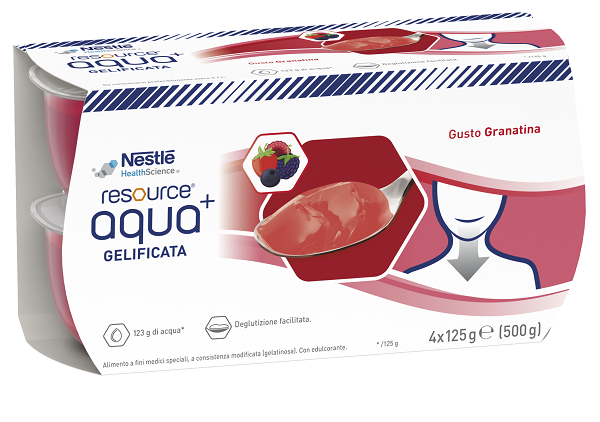 RESOURCE AQUA ACQUA GELIFICATA+GRENADA CUP 6 4X125 G - farmagiri