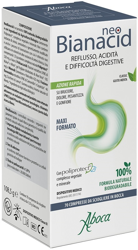 NEOBIANACID 70 COMPRESSE MASTICABILI - farmagiri
