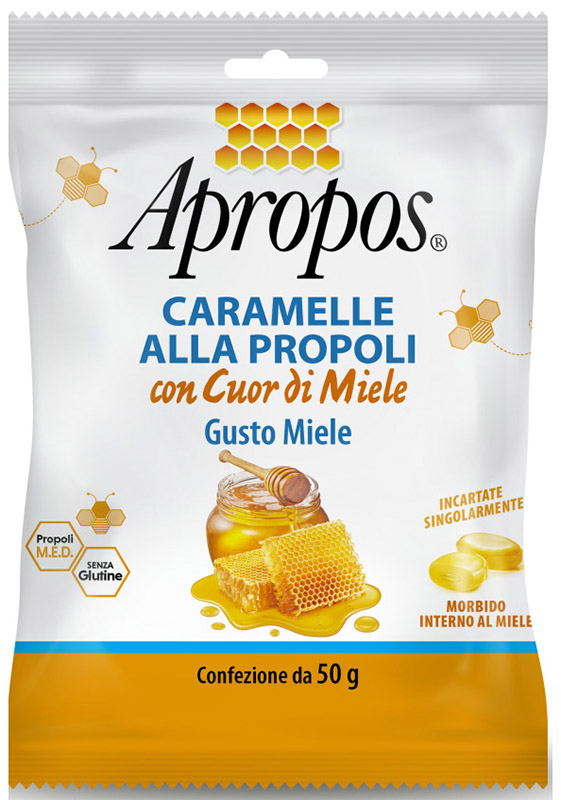 APROPOS CARAMELLE DURE MIELE CUOR DI MIELE 50 G - farmagiri