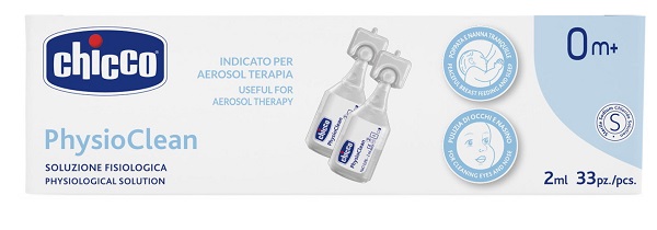 CHICCO SOLUZIONE PHYSIOCLEAN 2 ML 33 PEZZI - farmagiri