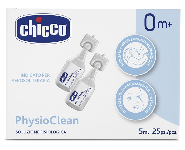 CHICCO SOLUZIONE PHYSIOCLEAN 5 ML 25 PEZZI - farmagiri