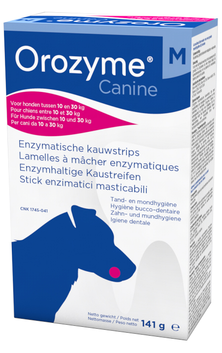 OROZYME CANINE STRISCE ENZIMATICHE MASTICABILI PER CANI DI TAGLIA MEDIA - farmagiri