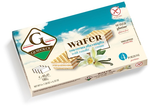 WAFER CON CREMA ALLA VANIGLIA 4 PORZIONI X 45 G - farmagiri