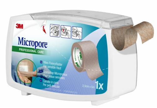 CEROTTO IN CARTA MICROPORE SURGICAL TAPE TAN M5X25MM DISPENSER - farmagiri