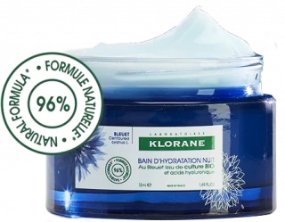 KLORANE CREMA IDRATANTE NOTTE FIORDALISO ACIDO IALURONICO 50 ML - farmagiri