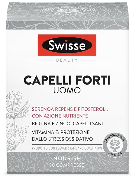 SWISSE CAPELLI FORTI UOMO 30 COMPRESSE - farmagiri