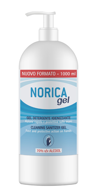 NORICA GEL DETERGENTE IGIENIZZANTE 70% ALCOOL 1000 ML - farmagiri