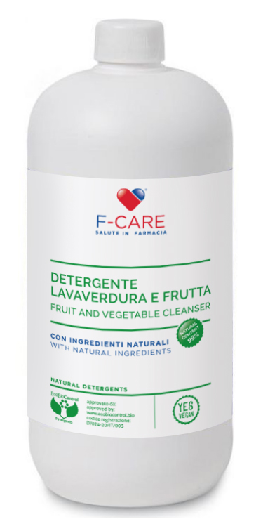 F CARE DETERGENTE VERDURA FRUTTA BIO 1000 ML - farmagiri