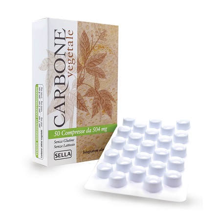 CARBONE VEGETALE 50 COMPRESSE - farmagiri