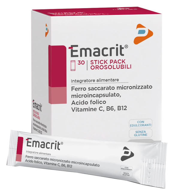 EMACRIT OROSOLUBILE 30 STICK PACK - farmagiri