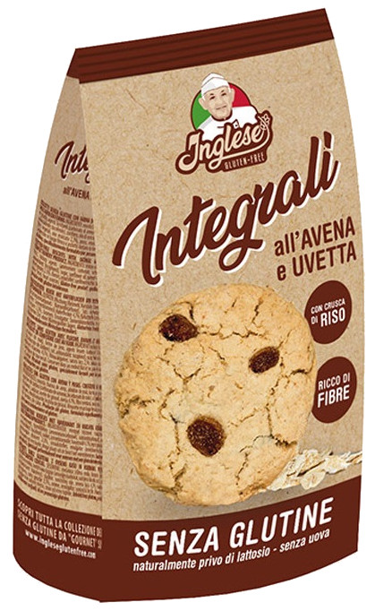 INGLESE BISCOTTI AVENA UVETTA 300 G - farmagiri