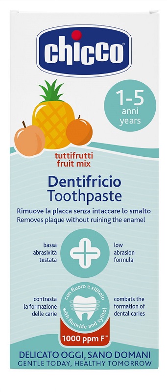 CHICCO DENTIFRICIO TUTTIFRUTTI DA 1 A 5 ANNI CON FLUORO - farmagiri
