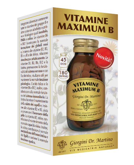 VITAMINE MAXIMUM B 180 PASTIGLIE - farmagiri