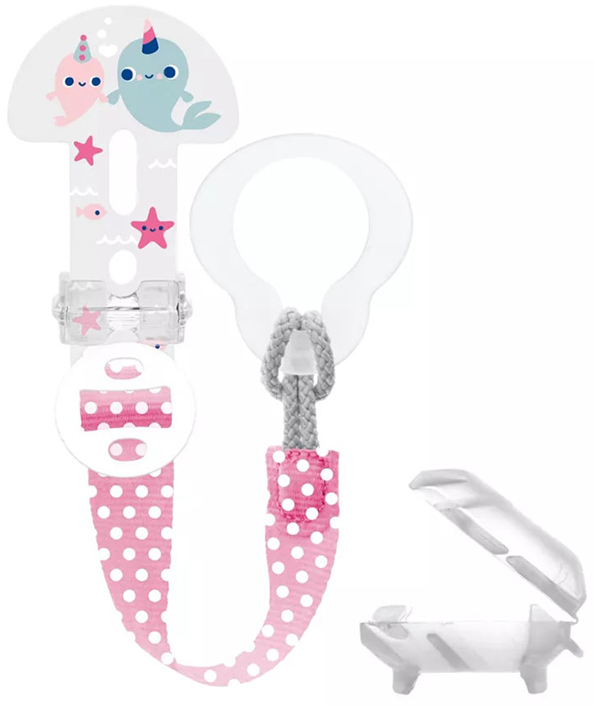 MAM CLIP IT&COVER PORTASUCCHIETTO 0+ FEMMINA - farmagiri
