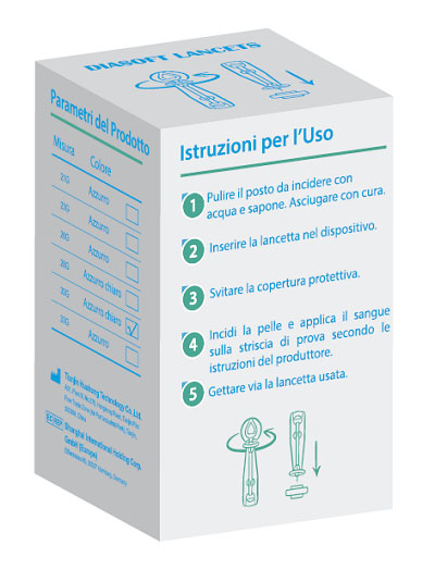 LANCETTE PUNGIDITO DIASOFT LANCET 25 PEZZI - farmagiri