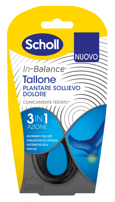 SCHOLL PLANTARE TALLONE L 2 PEZZI - farmagiri