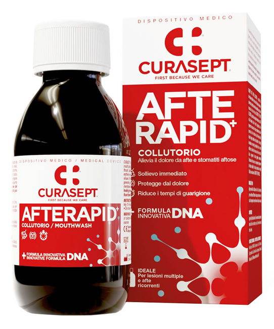 CURASEPT COLLUTORIO AFTE RAPID DNA 125 ML - farmagiri