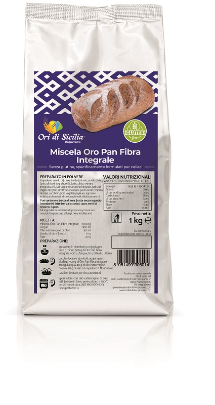 ORI DI SICILIA MIX ORO PAN FIBRA INTEGRALE 1 KG - farmagiri