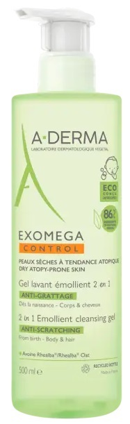 EXOMEGA CONTROL GEL LAVANT 2IN1 500 ML - farmagiri