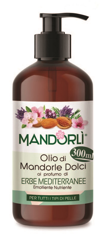 MANDORLI ERBE MEDITERRANEE OLIO CORPO 300 ML - farmagiri