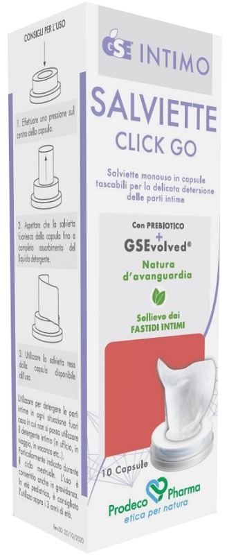 GSE INTIMO SALVIETTE CLICK GO 10 PEZZI - farmagiri
