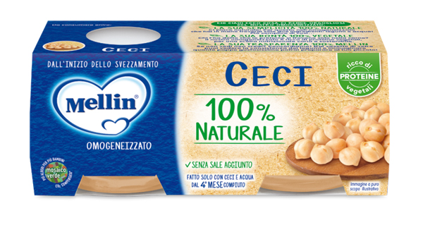 MELLIN OMOGENEIZZATO CECI 2 X 80 G - farmagiri
