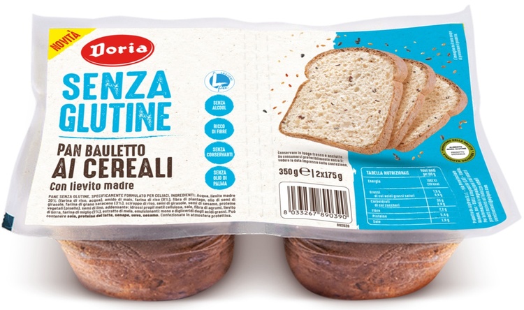 DORIA PAN BAULETTO CEREALI 2 PEZZI DA 175 G - farmagiri
