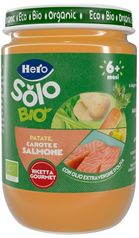 HERO BABY SOLO OMOGENEIZZATO SALMONE VERDURE 190 G - farmagiri
