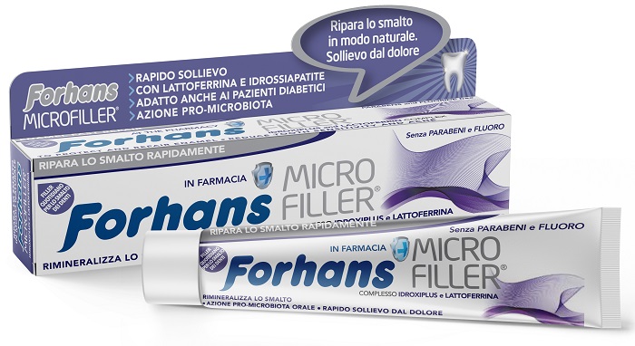 FORHANS DENTIFRICIO MICROFILLER PROTEZIONE SMALTO 75 ML - farmagiri