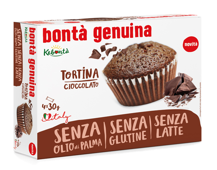 KEBONTA' TORTINA CIOCCOLATO 120 G - farmagiri
