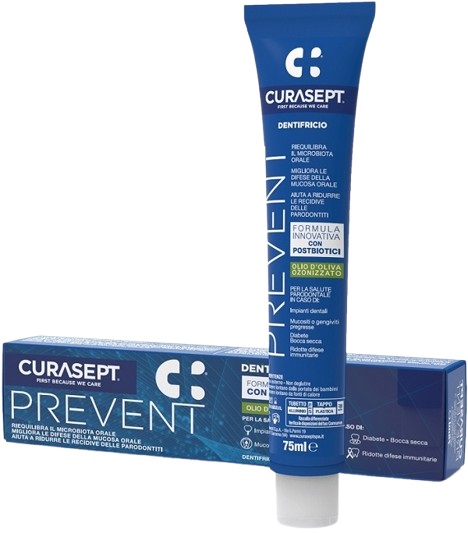 CURASEPT PREVENT DENTIFRICIO 75 ML - farmagiri