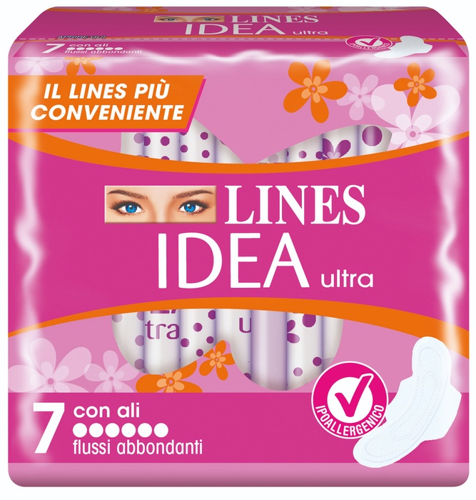 LINES IDEA ULTRA FLUSSI ABBONDANTI 7 PEZZI - farmagiri