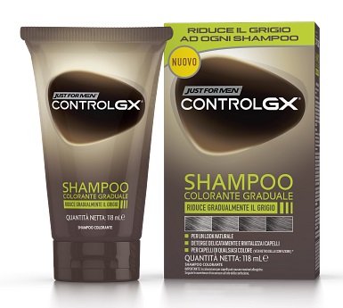 JUST FOR MEN CONTROL GX SHAMPOO COLORANTE GRADUALE 150 ML - farmagiri