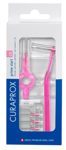 CURAPROX CPS 08 SCOVOLINO PRIME START 08 PINK 5 PEZZI - farmagiri