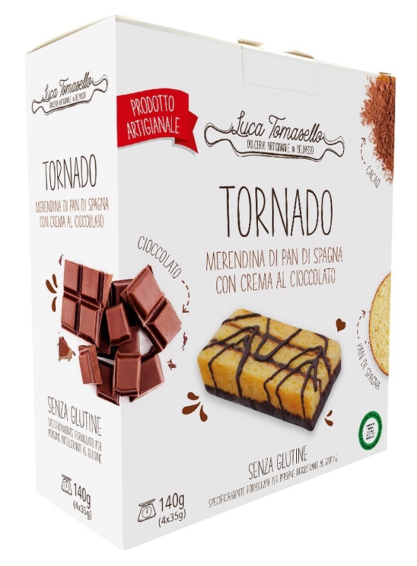 TORNADO MERENDINA AL CIOCCOLATO 140 G - farmagiri