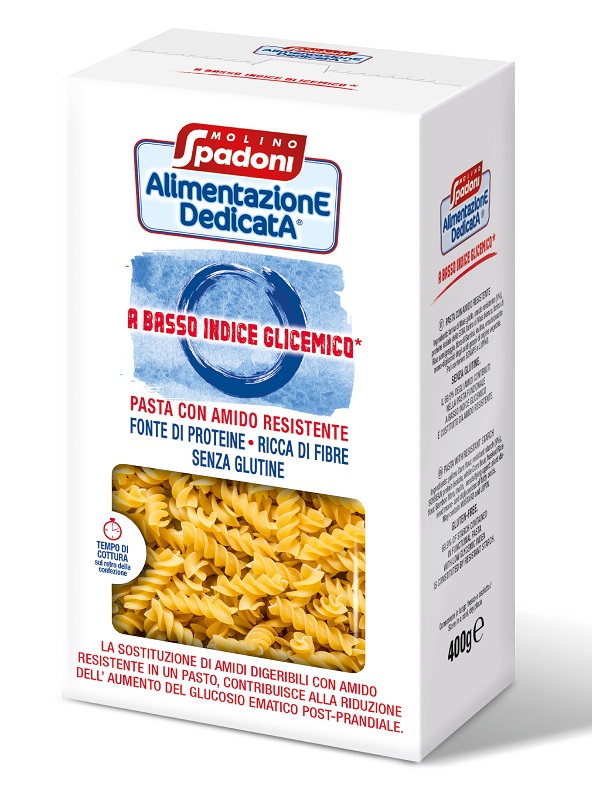 ALIMENTAZIONE DEDICATA FUSILLI BASSO INDICE GLICEMICO SENZA GLUTINE 400 G - farmagiri