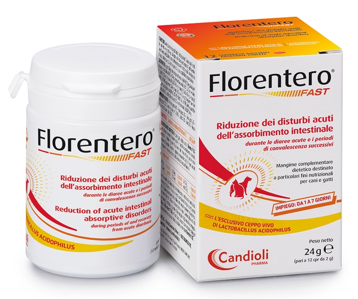 FLORENTERO FAST BARATTOLO DA 12 COMPRESSE APPETIBILI DA 2 G - farmagiri