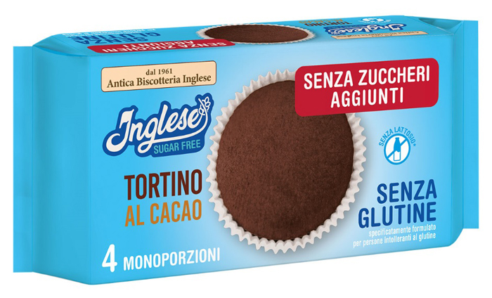INGLESE TORTINO CACAO SENZA ZUCCHERI AGGIUNTI 160 G - farmagiri