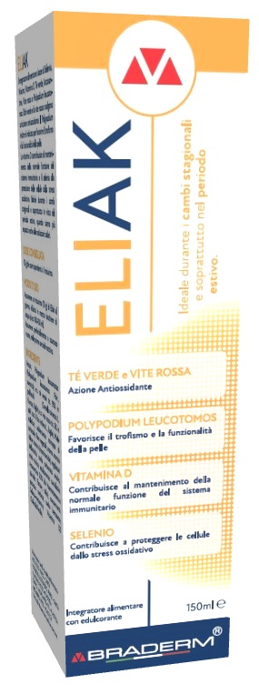 ELIAK 30 BUSTINE DA 5 ML BRADERM - farmagiri
