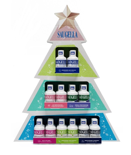 SAUGELLA MINI LOVES NATALE ESPOSITORE 24 PEZZI - farmagiri