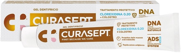 CURASEPT GEL DENTIFRICIO ADS DNA TRATTAMENTO PROTETTIVO 75 ML - farmagiri