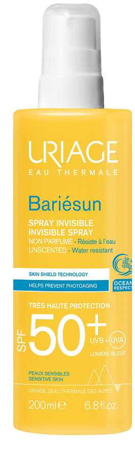 EAU THERMALE BARIESUN SPRAY INVISIBILE SENZA PROFUMO SPF 50+ 200 ML - farmagiri